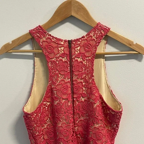 Lovers + Friends Pink Lace Mini Dress - Picture 3 of 5